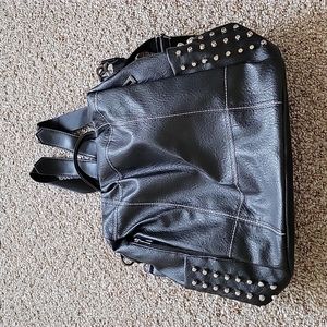 Vegan leather backpack